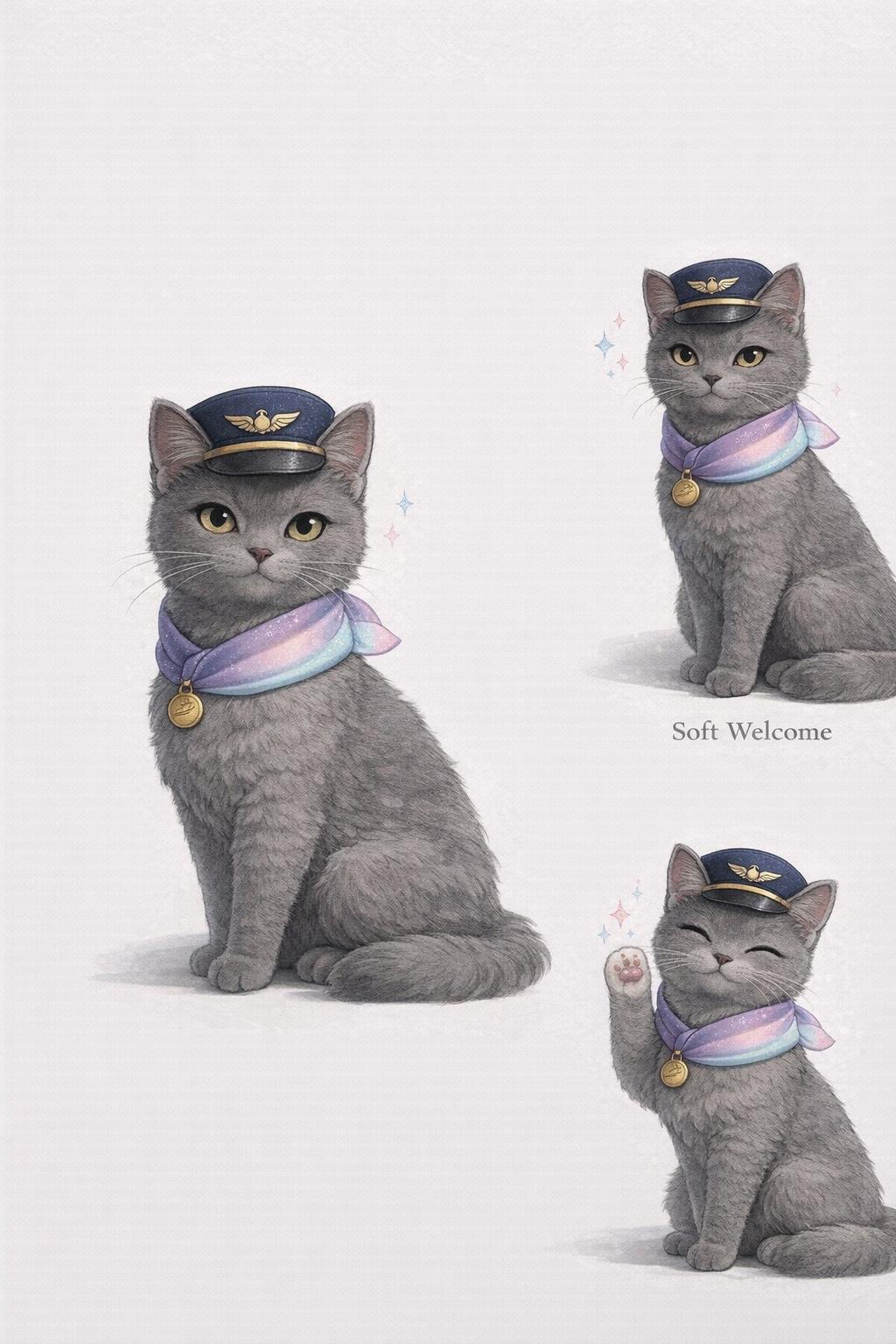 Sora the Cat - JetSet Academy Mascot